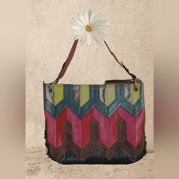 Fossil Maddox Patchwork Hobo bag - Picture 3 of 7